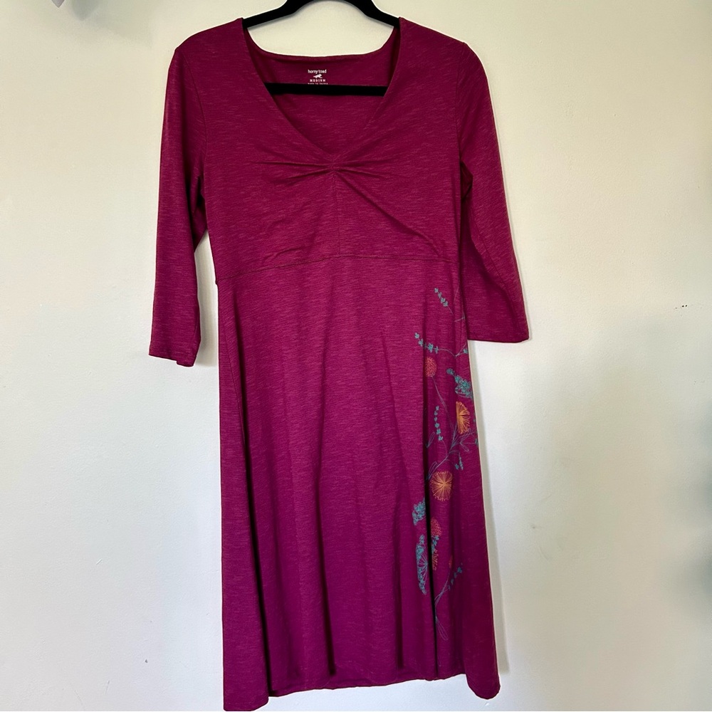 Women's Horny Toad magenta purple dress Size Medium - Picture 2 of 7